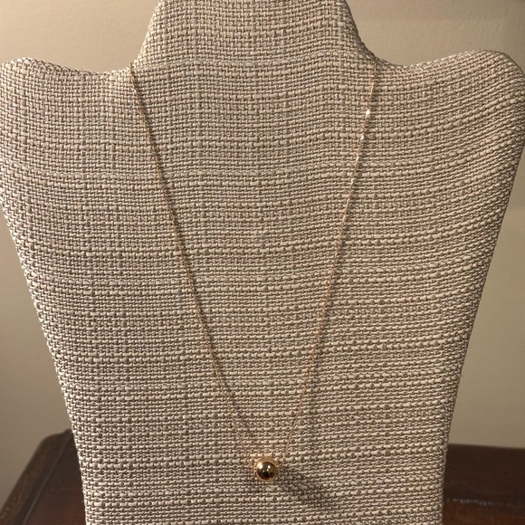 Eternagold 14K Gold Ball Pendant Necklace
